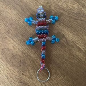 Beaded Lizard Key Chain